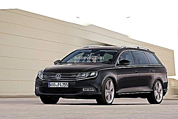 The first pictures of the new Volkswagen Passat 2015