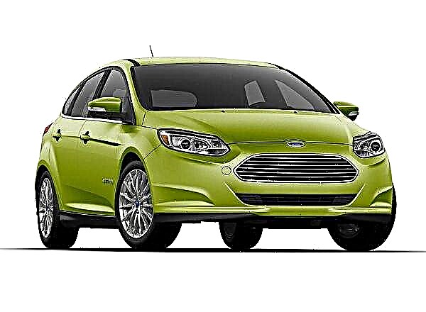 Updated Ford Focus Electric green
