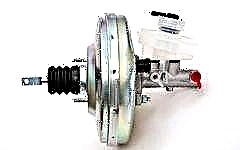 How does the vacuum brake booster of a car work?