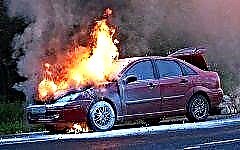Wat te doen als de auto doorbrandt?