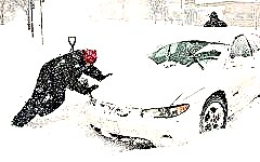 Hoe niet te rijden in de winter