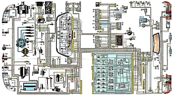 Schéma VAZ 2110 s karburátorovým motorem
